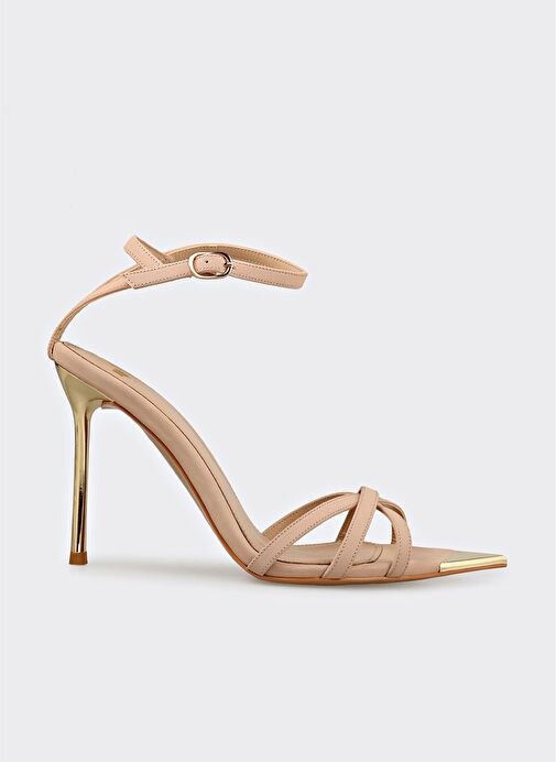 Naturel Kadın Topuklu Ayakkabı - Görsel 2