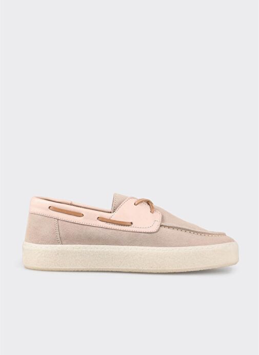 Pudra Deri Kadın Günlük Ayakkabı - Görsel 8