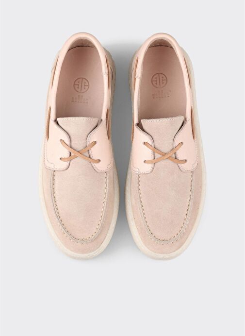 Pudra Deri Kadın Günlük Ayakkabı - Görsel 4