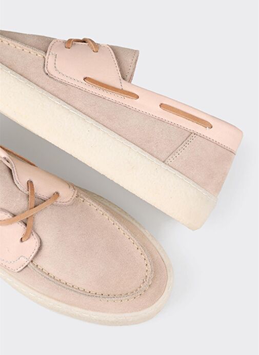 Pudra Deri Kadın Günlük Ayakkabı - Görsel 6