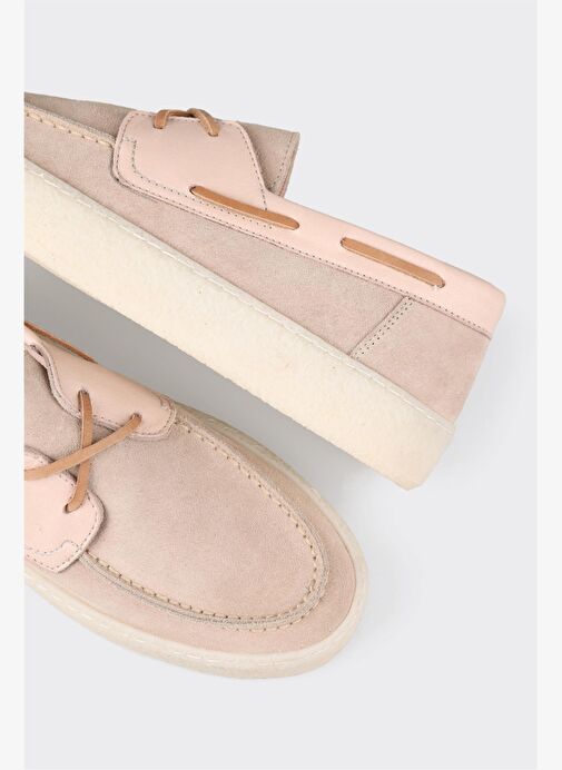 Pudra Deri Kadın Günlük Ayakkabı - Görsel 10