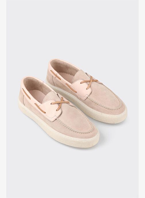Pudra Deri Kadın Günlük Ayakkabı - Görsel 3