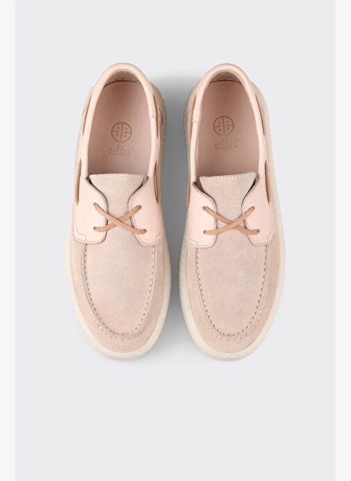 Pudra Deri Kadın Günlük Ayakkabı - Görsel 7