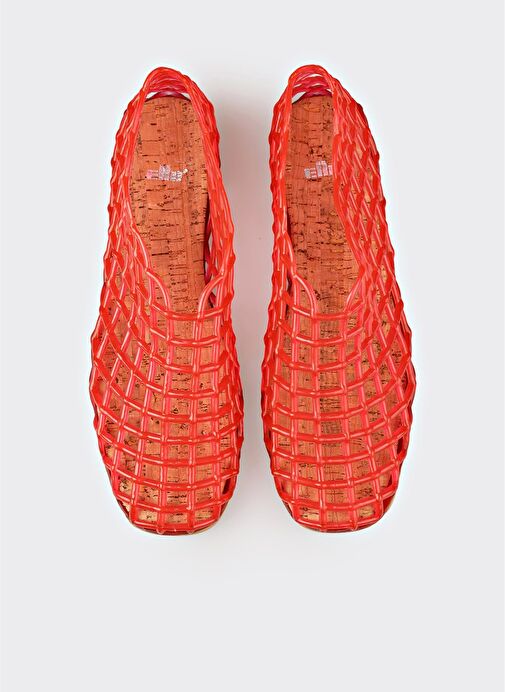 Kırmızı Kadın Sandalet - Görsel 5