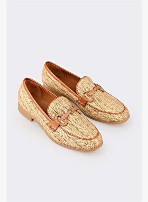 Naturel Deri Kadın Günlük Ayakkabı - Görsel 5