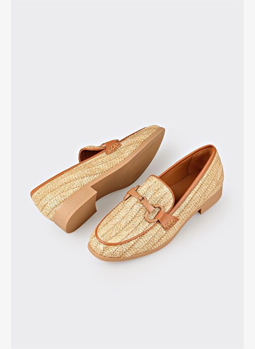 Naturel Deri Kadın Günlük Ayakkabı - Görsel 6