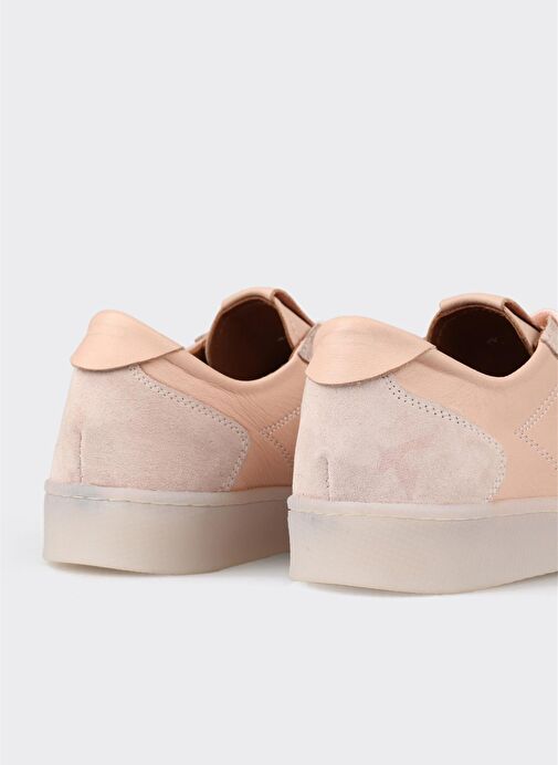 Pudra Deri Kadın Spor Ayakkabı - Görsel 6
