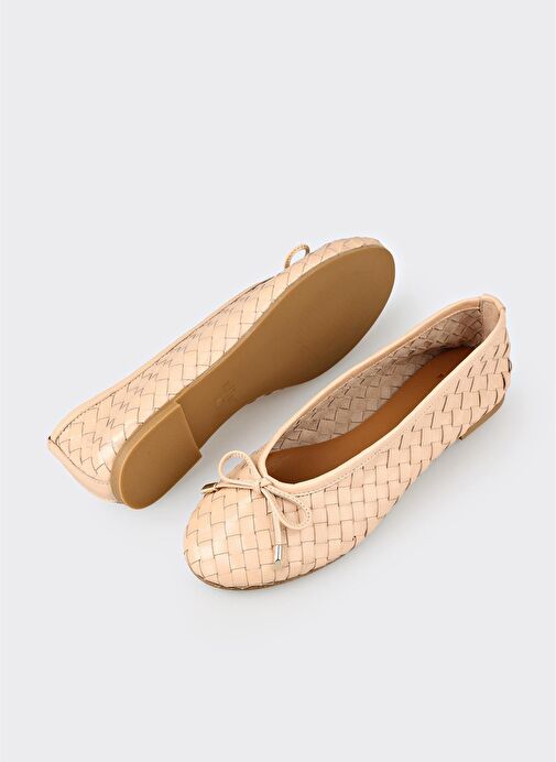 Naturel Deri Kadın Günlük Ayakkabı - Görsel 4