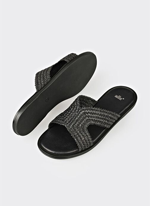 Siyah Kadın Terlik - Görsel 4