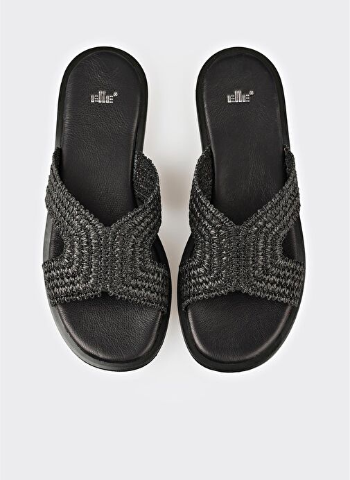 Siyah Kadın Terlik - Görsel 5