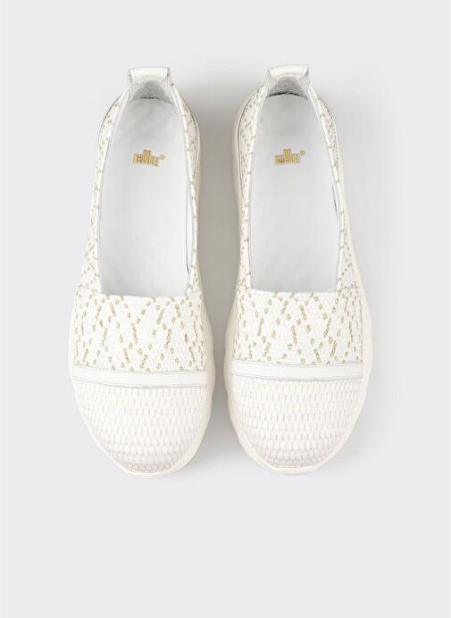 Beyaz Kadın Spor Ayakkabı - Görsel 5