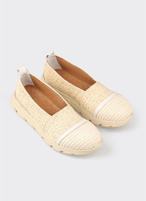 Bej Kadın Spor Ayakkabı - Görsel 3