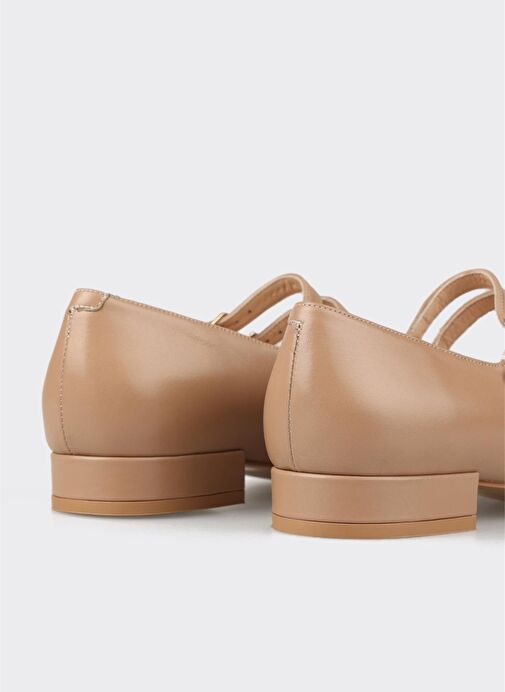 Naturel Deri Kadın Ayakkabı - Görsel 6