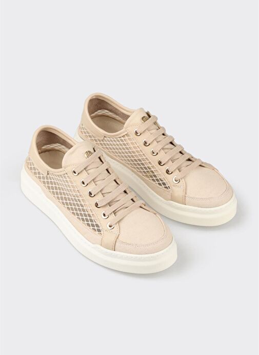 Bej Kadın Spor Ayakkabı - Görsel 3