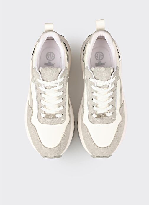 Beyaz Kadın Spor Ayakkabı - Görsel 5