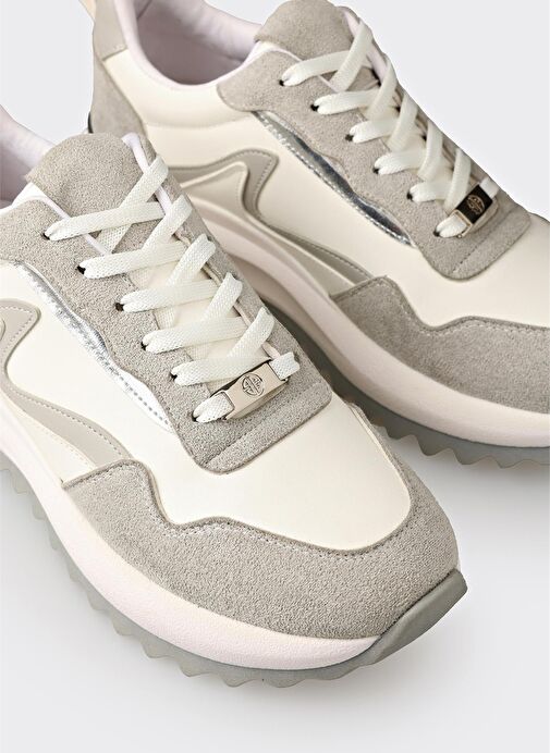 Beyaz Kadın Spor Ayakkabı - Görsel 6