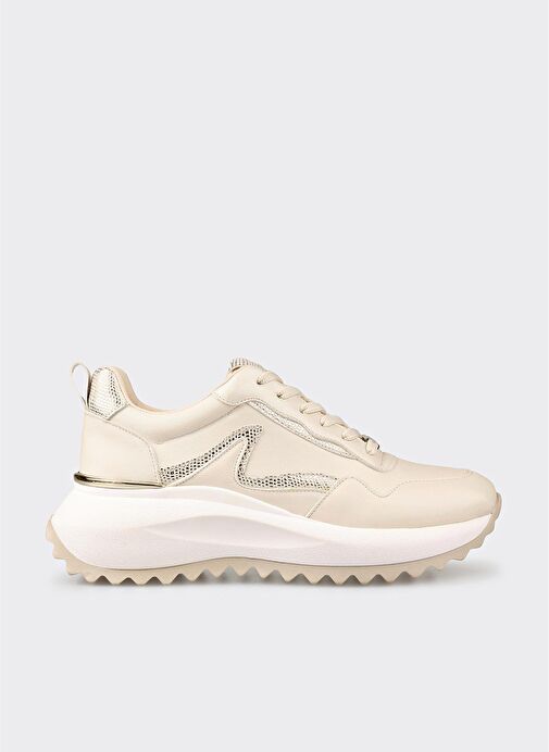 Bej Kadın Spor Ayakkabı - Görsel 9