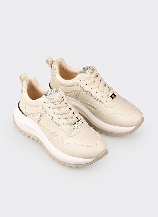 Bej Kadın Spor Ayakkabı - Görsel 10