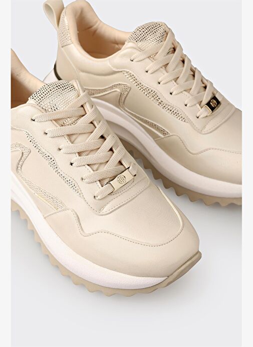 Bej Kadın Spor Ayakkabı - Görsel 11