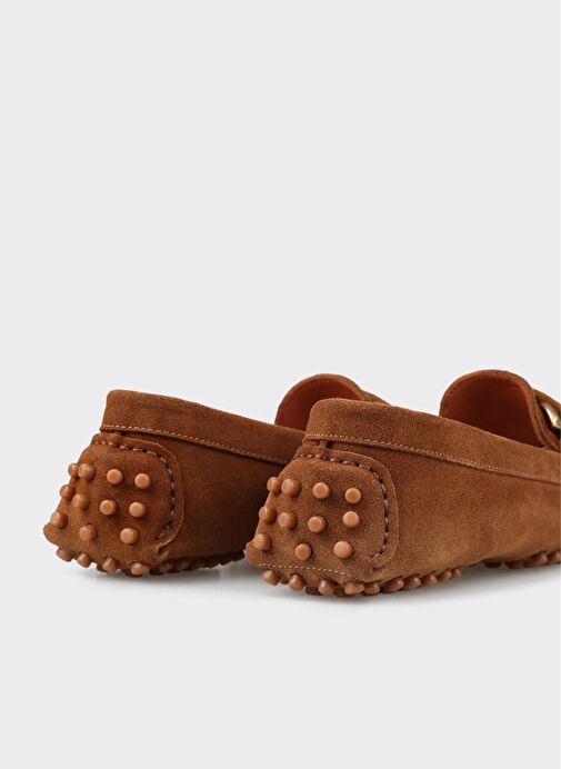 Taba Deri Kadın Günlük Ayakkabı - Görsel 6