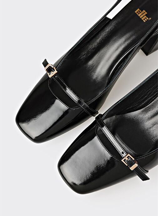 Siyah Kadın Topuklu Ayakkabı - Görsel 5