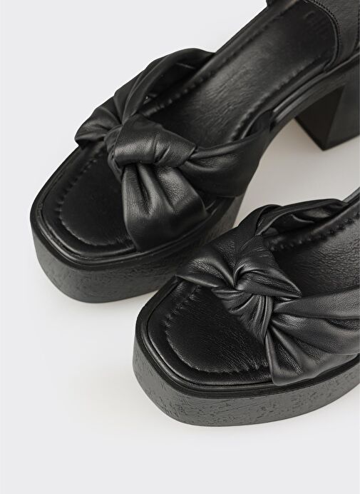 Siyah GALAGE KADIN SANDALET - Görsel 5