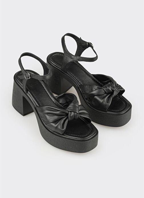 Siyah GALAGE KADIN SANDALET - Görsel 3