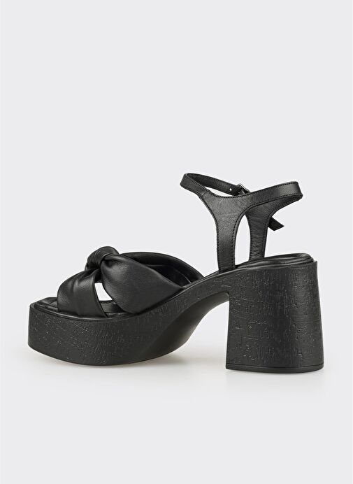 Siyah GALAGE KADIN SANDALET - Görsel 4