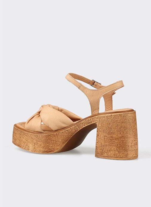 Naturel GALAGE KADIN SANDALET - Görsel 4