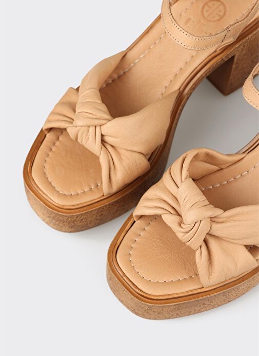 Naturel GALAGE KADIN SANDALET - Görsel 5