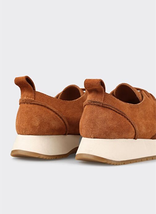 Taba Deri Kadın Spor Ayakkabı - Görsel 6