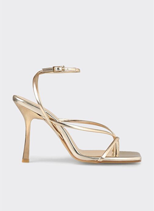 Gold Kadın Topuklu Sandalet - Görsel 2
