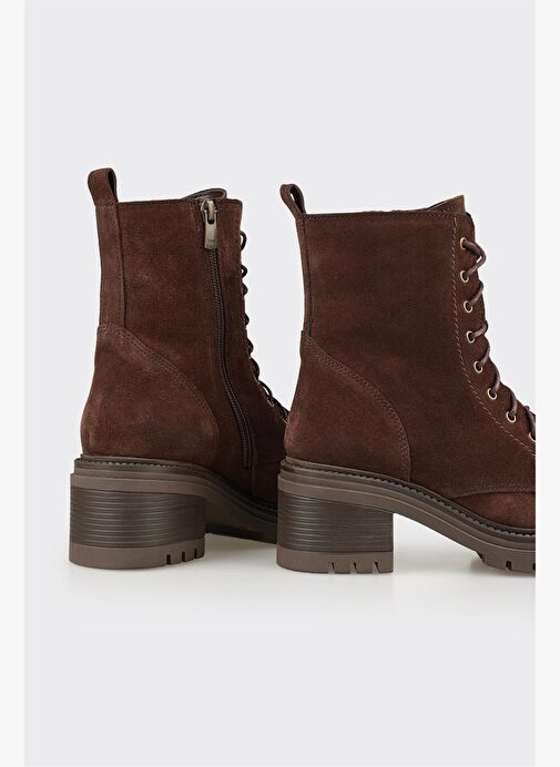 Kahve Deri Kadın Günlük Bot - Görsel 5