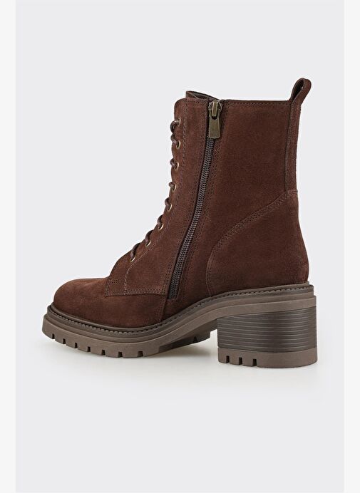 Kahve Deri Kadın Günlük Bot - Görsel 4