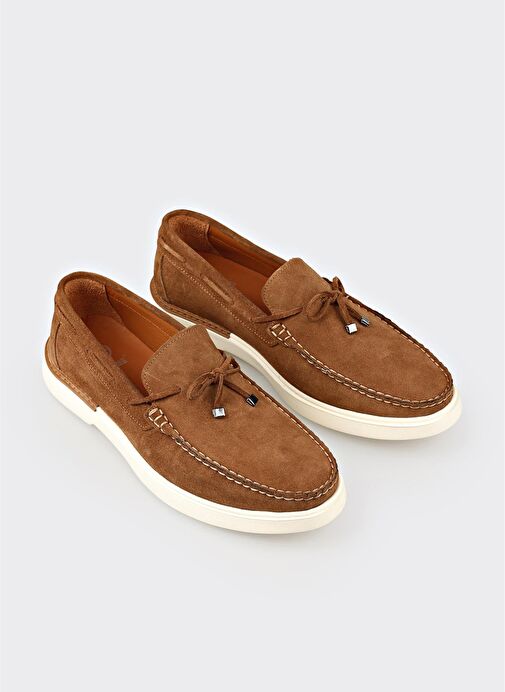 Taba Deri Erkek Günlük Ayakkabı - Görsel 3