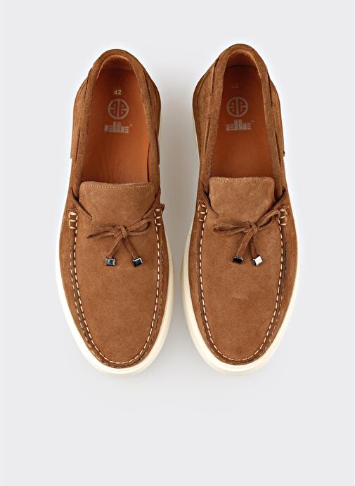 Taba Deri Erkek Günlük Ayakkabı - Görsel 5