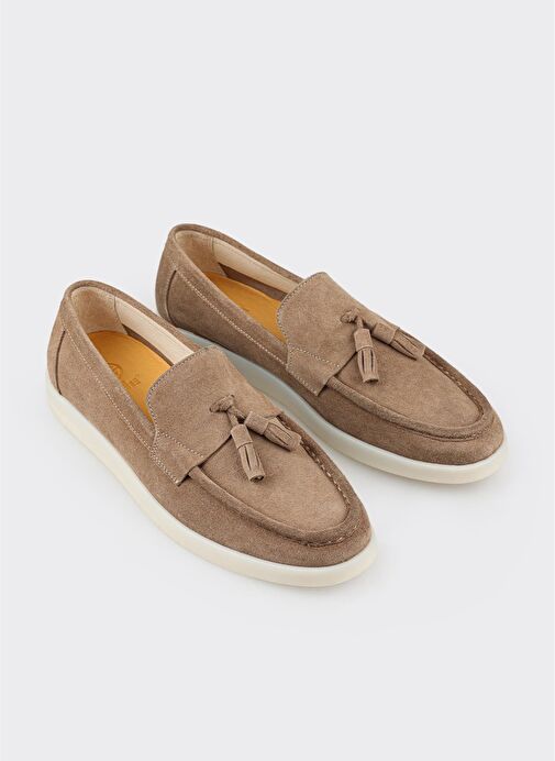 Vizon Deri Erkek Günlük Ayakkabı - Görsel 3