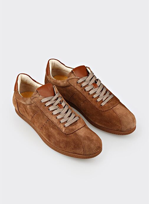 Taba Deri Erkek Günlük Ayakkabı - Görsel 5