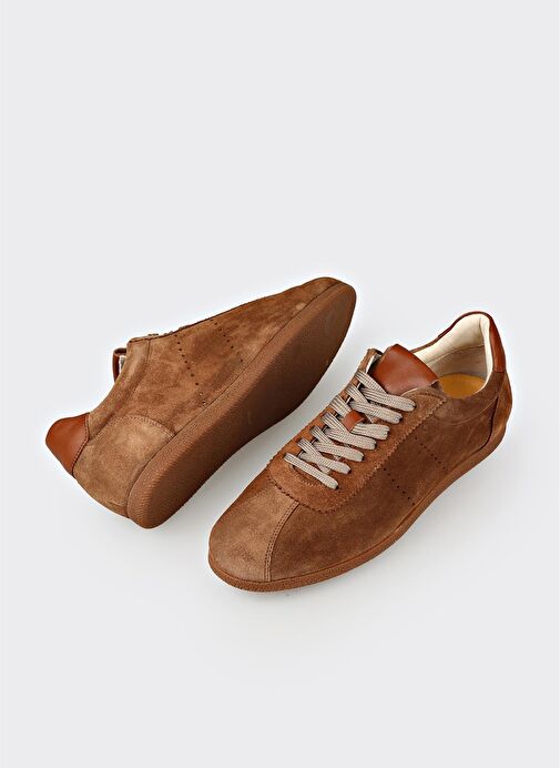 Taba Deri Erkek Günlük Ayakkabı - Görsel 7