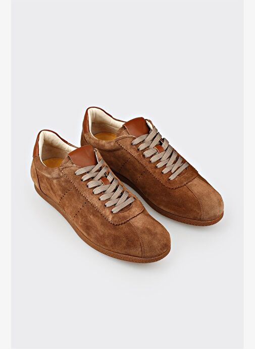 Taba Deri Erkek Günlük Ayakkabı - Görsel 4