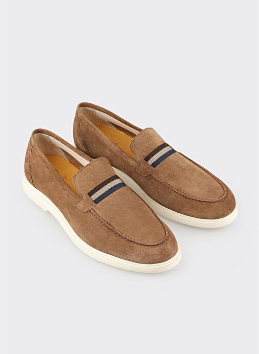 Taba Deri Erkek Günlük Ayakkabı - Görsel 3