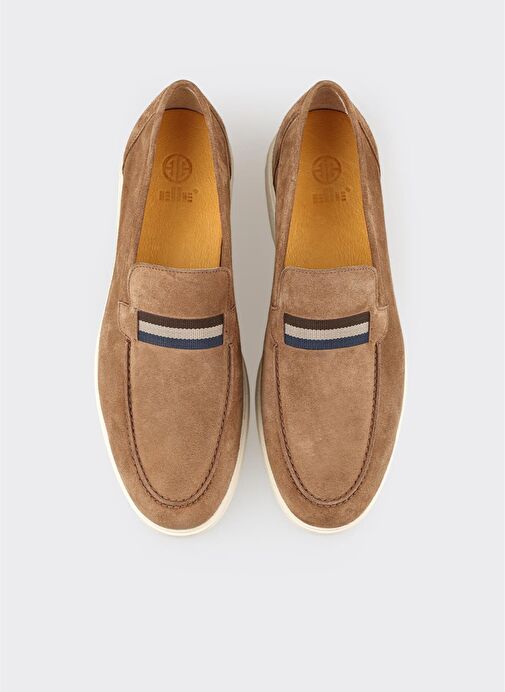 Taba Deri Erkek Günlük Ayakkabı - Görsel 5