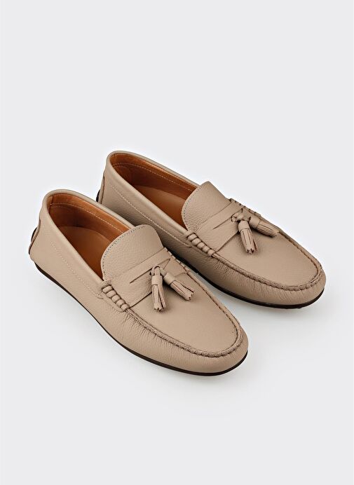 Vizon Deri Erkek Günlük Ayakkabı - Görsel 3