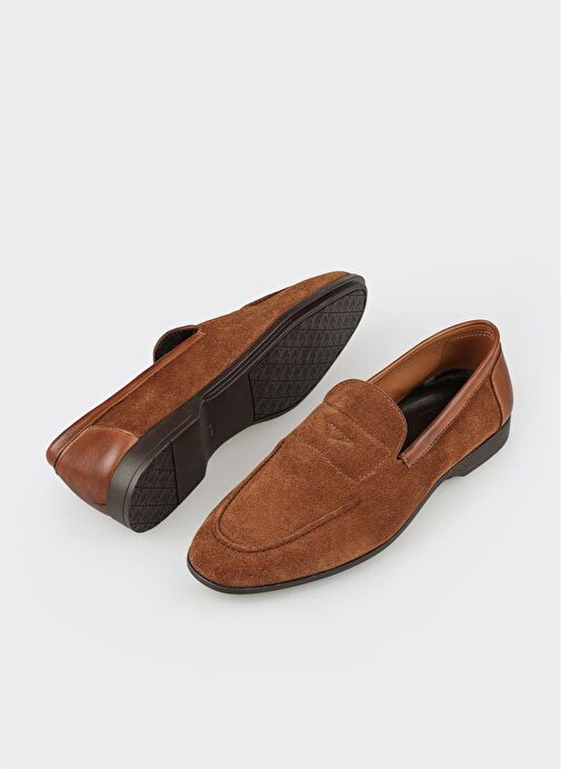 Taba Deri Erkek Klasik Ayakkabı - Görsel 4