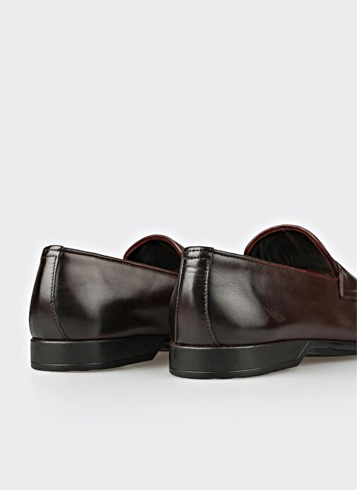 Kahve Deri Erkek Klasik Ayakkabı - Görsel 6