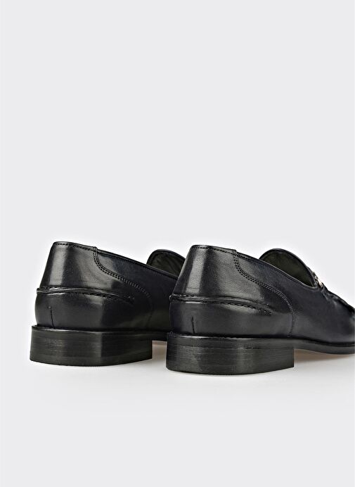 Lacivert Deri Erkek Klasik Ayakkabı - Görsel 6