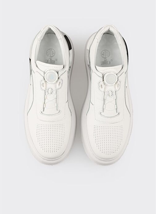 Beyaz Deri Erkek Spor Ayakkabı - Görsel 8