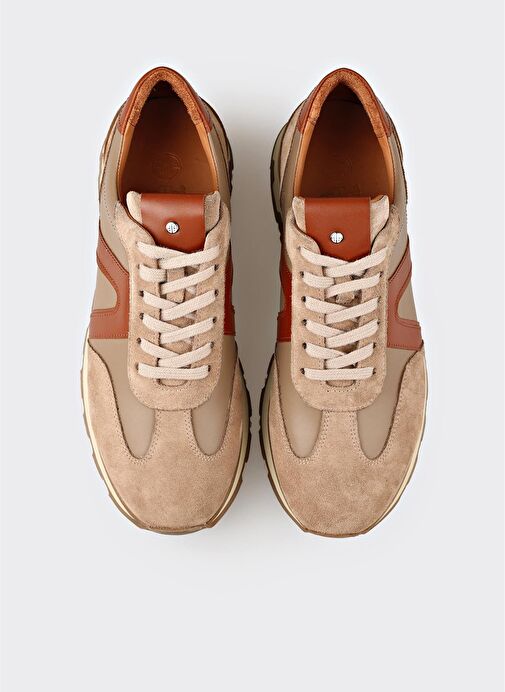 Vizon Deri Erkek Spor Ayakkabı - Görsel 5