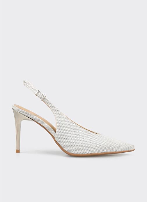 Lame Kadın Topuklu Ayakkabı - Görsel 2