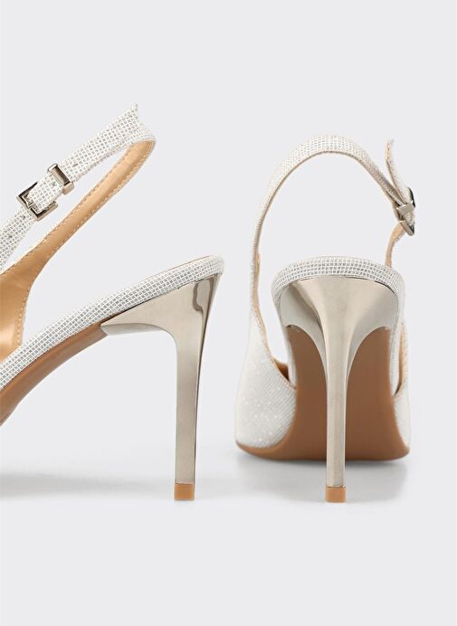 Lame Kadın Topuklu Ayakkabı - Görsel 5